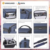 Сумка Vanguard Vesta Aspire 25 Navy 14