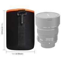 Чехол для объектива Matin Soft Protector Velvet Orange M 2