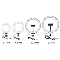  Кільцеве світло зі стійкою Puluz PU391 Ring Light 12см (8W) 9