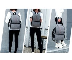Рюкзак AccPro DAC-1721R grey/red 11