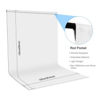Фон студійний тканинний Puluz PU5215W white 1x1.5м 1