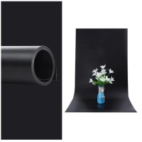 Фон для зйомки Visico PVC-1220 Black (120x200см) 1