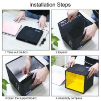 Фотобокс з підсвічуванням Puluz PU5025B (25x25x25см) 2