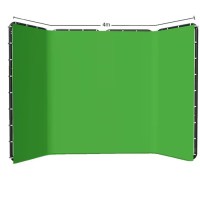 Фон екран розкладний Visico LP-400G green (2,4x4м) 1