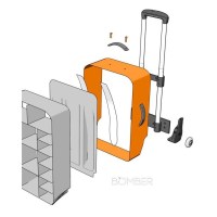 Чемодан на колесах Lowepro Pro Roller x100 AW (LP36697-PWW) 9