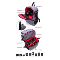 Рюкзак AccPro DAC-1721E blue/red 2