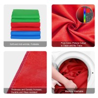 Фон студійний тканинний Puluz PU5207R red Chroma Key 2х2м 2