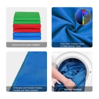 Фон студійний тканинний Puluz PU5214L blue Chroma Key 3х2м 2