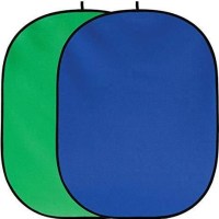 Фон в пружинной рамке Visico BP-028 2в1 Chroma Key (зелёный/синий) 150x200см