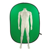 Фон в пружинной рамке Visico BP-028 2в1 Chroma Key (зелёный/синий) 150x200см 2