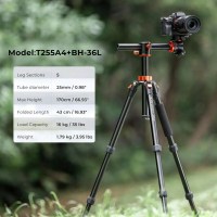 Штатив K&F Concept T255A4+BH-36L (KF09.085V3) 2