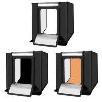 Набір фонів для фотобокса Puluz PKT5200 120x60см (black, white, yellow) 2