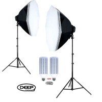 Набор постоянного LED света Deep октабокс 60см 120Wx2 Е27
