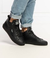 Чоловічі чорні шкіряні кеди Pepe Jeans YOGI ORIGINAL BOOT 42 EU 13