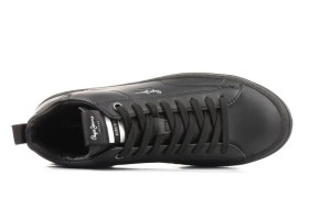 Чоловічі чорні шкіряні кеди Pepe Jeans YOGI ORIGINAL BOOT 42 EU 8
