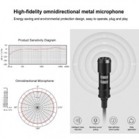 Петличный микрофон Puluz PU3046 6м (3.5mm) 3