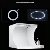 Фотобокс з підсвічуванням Puluz PU5023 LED 24x23x22см 2