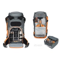 Рюкзак Lowepro Powder BP 500 AW Grey Orange 3