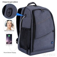 Рюкзак Puluz PU5011H grey 5