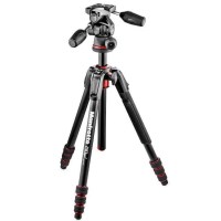 Штатив Manfrotto 190 GO! ALU 4 SEC BK KIT 3W (MK190GOA4TB-3W)