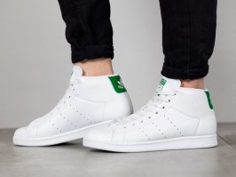 Кеди adidas stan smith mid wht/grn, p.43 1/3 14