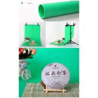 Фон для съёмки Visico PVC-1020 Green (100x200см) 2
