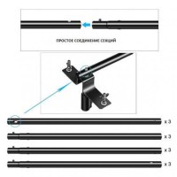 Крепление для трёх фонов - ворота Visico TBGS-B830 3