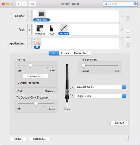 system preferences wacom cintiq